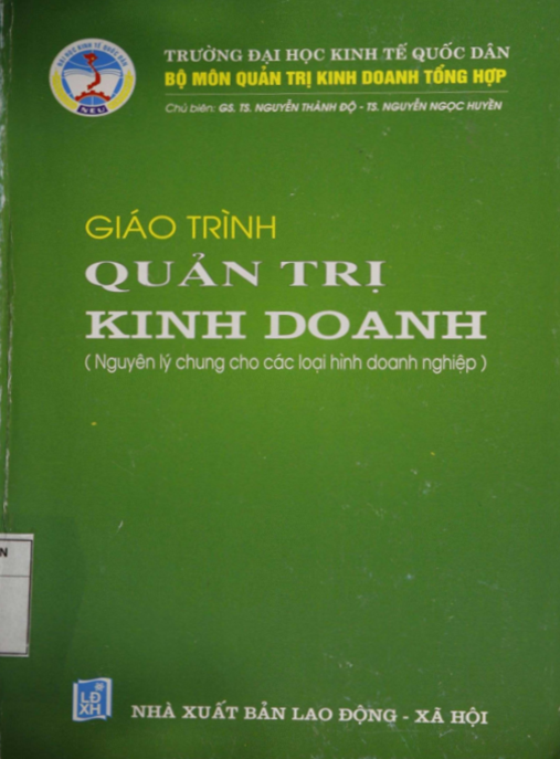 Giáo Trình Quản Trị Kinh Doanh – Hướng Dẫn Toàn Diện Cho Nhà Quản Lý