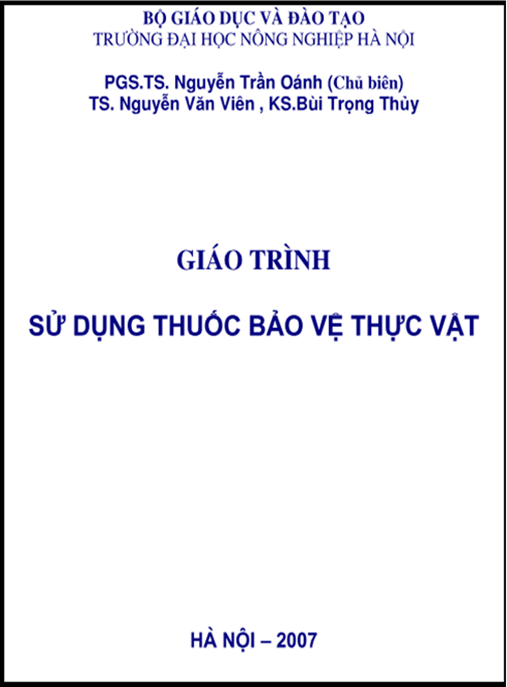 Giáo Trình Sử Dụng Thuốc Bảo Vệ Thực Vật – Hướng Dẫn An Toàn Hiệu Quả