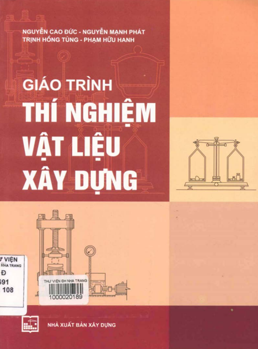 Giáo Trình Thí Nghiệm Vật Liệu Xây Dựng – Hướng Dẫn Chuẩn TCVN Cho Kỹ Sư