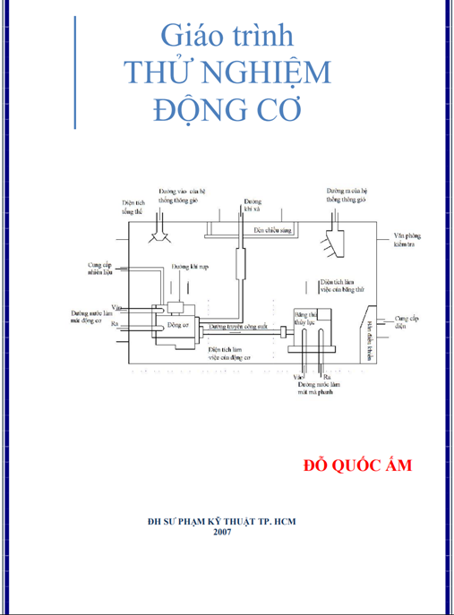 Giáo Trình Thử Nghiệm Động Cơ – Hướng Dẫn Thực Hành Chuẩn Cho Kỹ Sư