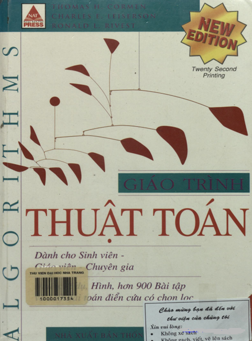 Giáo Trình Thuật Toán Lý Thuyết Và Bài Tập – Bí Quyết Thiết Kế Thuật Toán Hiệu Quả