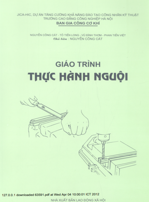 Giáo Trình Thực Hành Nguội – Bí Quyết Vạch Dấu Chuẩn Xác