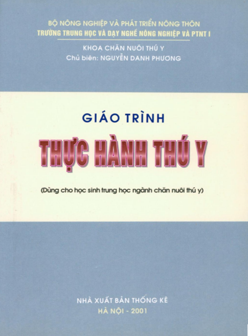 Giáo Trình Thực Hành Thú Y – Hướng Dẫn Quan Sát Bộ Xương Gia Súc Gia Cầm