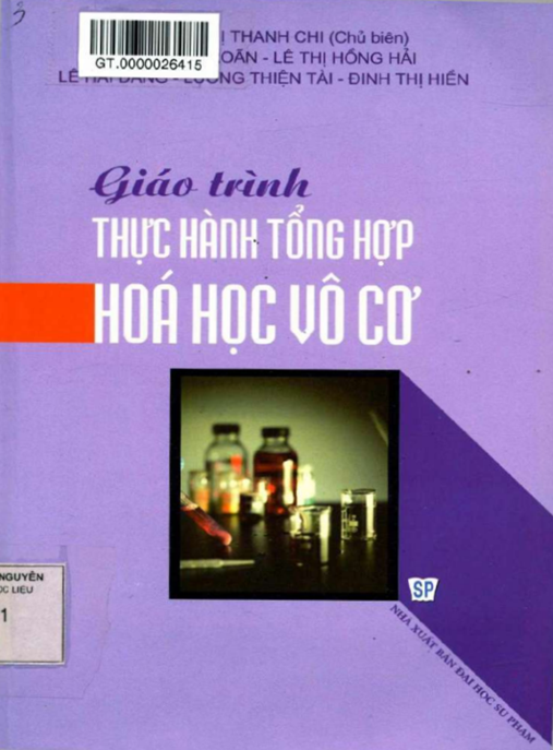 Giáo Trình Thực Hành Tổng Hợp Hóa Học Vô Cơ – Hướng Dẫn Thực Nghiệm Chuẩn Xác