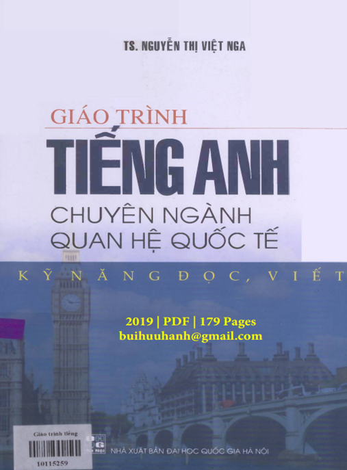 Giáo Trình Tiếng Anh Chuyên Ngành Quan Hệ Quốc Tế – ESP Đọc Viết Chuẩn Quốc Tế