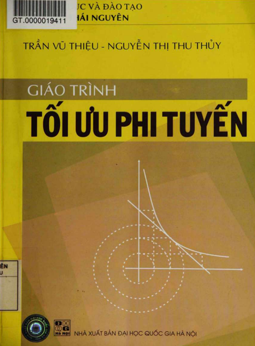 Giáo Trình Tối Ưu Phi Tuyến – Ebook Toán Học Nâng Cao Chuẩn Đại Học