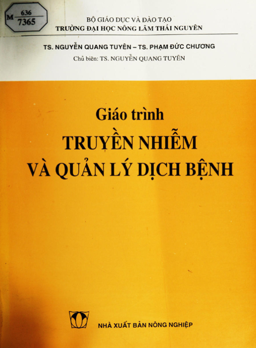 Giáo Trình Truyền Nhiễm Và Quản Lý Dịch Bệnh – Epixom & Biến Dị Vi Khuẩn