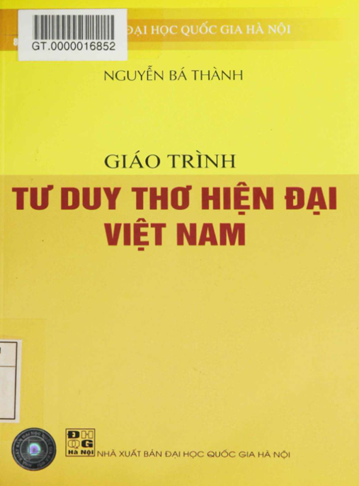 Giáo Trình Tư Duy Thơ Hiện Đại Việt Nam – Bí Quyết Sáng Tạo Thơ Ca Xuất Sắc