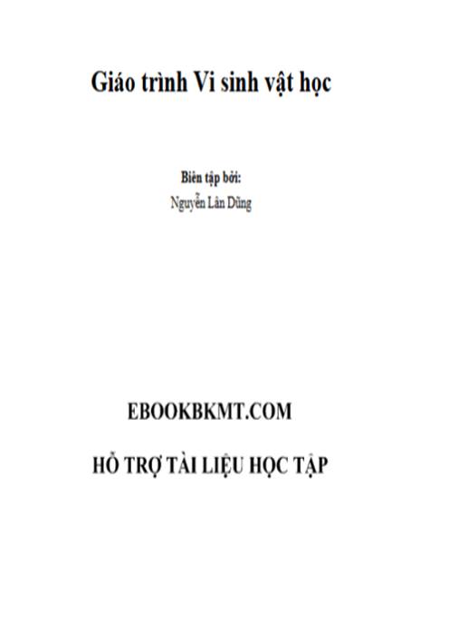 Giáo Trình Vi Sinh Vật Học – Nền Tảng Kiến Thức Hoàn Hảo Cho Y Dược