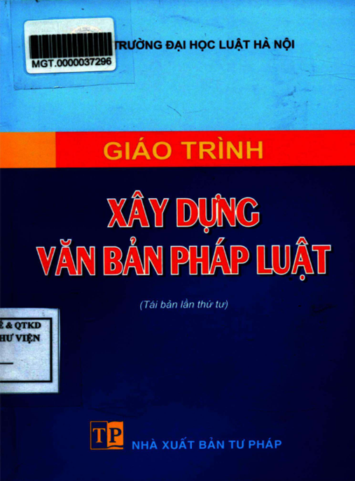 Giáo Trình Xây Dựng Văn Bản Pháp Luật – Quy Trình Chuẩn Xác & Hiệu Quả
