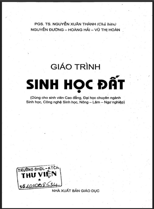 Giáo trình Sinh học đất – Phần 2: Bí quyết tối ưu hóa đất đai Việt Nam