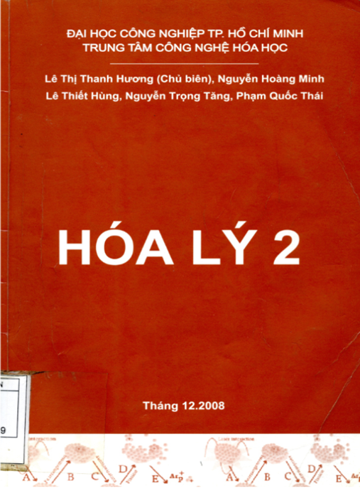 Hóa Lý Tập 2 – Giáo Trình Đại Học Siêu Hay Cho Sinh Viên