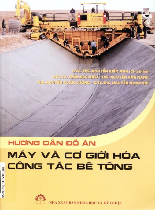 Hướng dẫn đồ án Máy và cơ giới hóa công tác bê tông – Phần 2 | Bí quyết thiết kế chuyên sâu