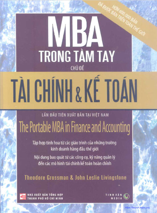 MBA Trong Tầm Tay – Tài Chính Và Kế Toán | Bí Quyết Thành Công Doanh Nhân