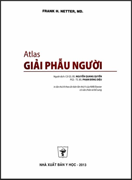 Atlas Giải Phẫu Người – Minh Họa Chi Tiết Cơ Thể Con Người