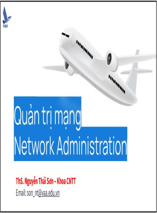 Bài giảng Quản trị mạng – Hướng dẫn toàn diện từ cơ bản đến chuyên sâu