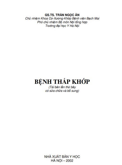 Bệnh Thấp Khớp – Hướng Dẫn Chữa Trị Hiệu Quả Và Phòng Ngừa