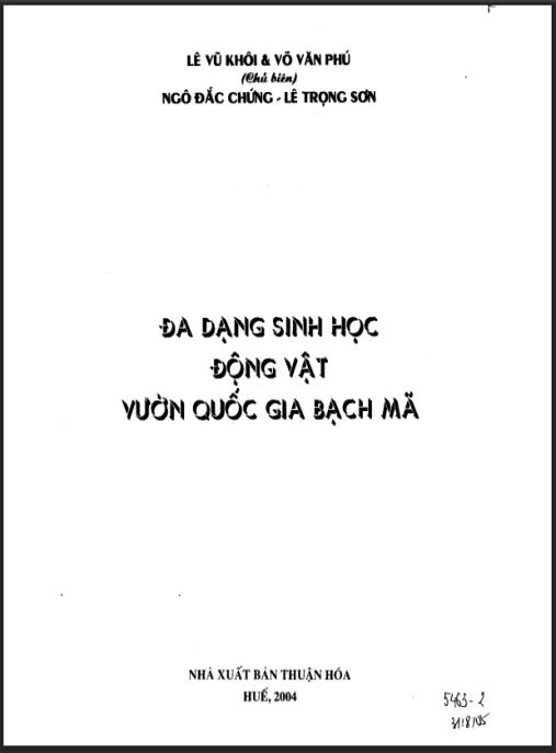 Khám Phá Đa Dạng Sinh Học Động Vật Vườn Quốc Gia Bạch Mã
