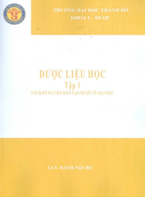 Dược Liệu Học Tập 1 – Giáo Trình Cơ Bản Chuẩn Y Khoa