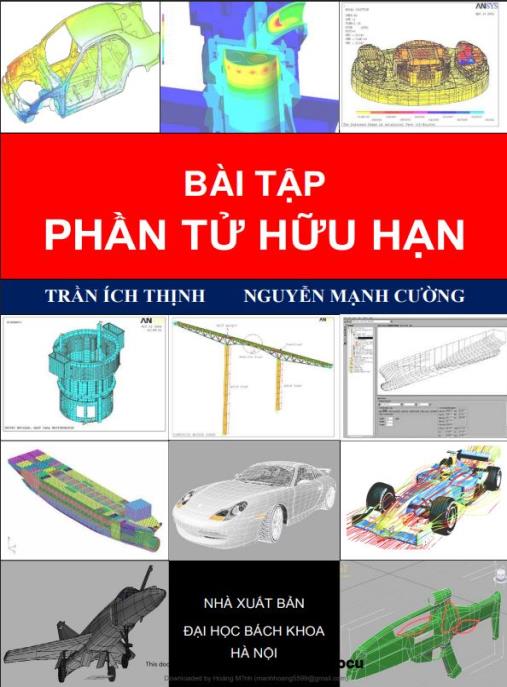 Giáo trình Bài tập Phương pháp phần tử hữu hạn – Hướng dẫn thực hành 11 chương