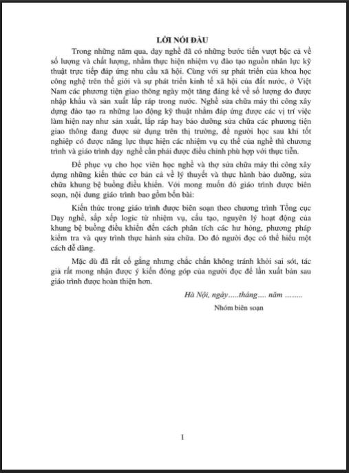 Giáo trình Bảo dưỡng sửa chữa khung bệ buồng điều khiển – Hướng dẫn thực hành chuyên sâu