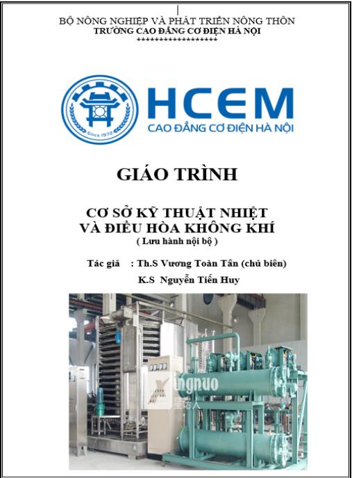 Giáo trình Cơ sở kỹ thuật nhiệt và điều hòa không khí – Tài liệu nền tảng cho kỹ sư HVAC