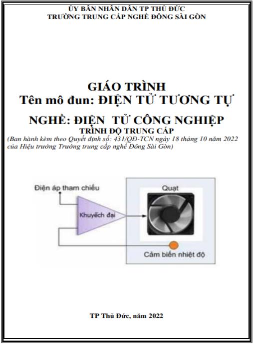Giáo trình Điện tử tương tự – Hướng dẫn toàn diện cho kỹ sư điện tử