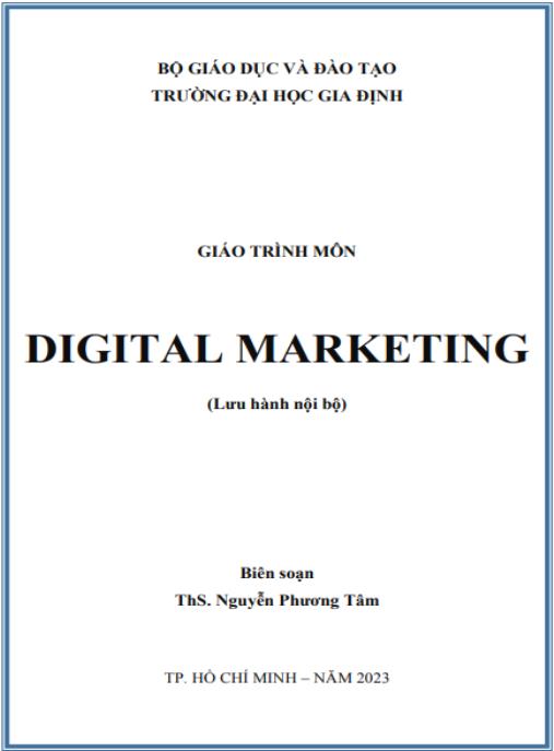 Giáo trình Digital Marketing – Bí quyết chinh phục kỷ nguyên số