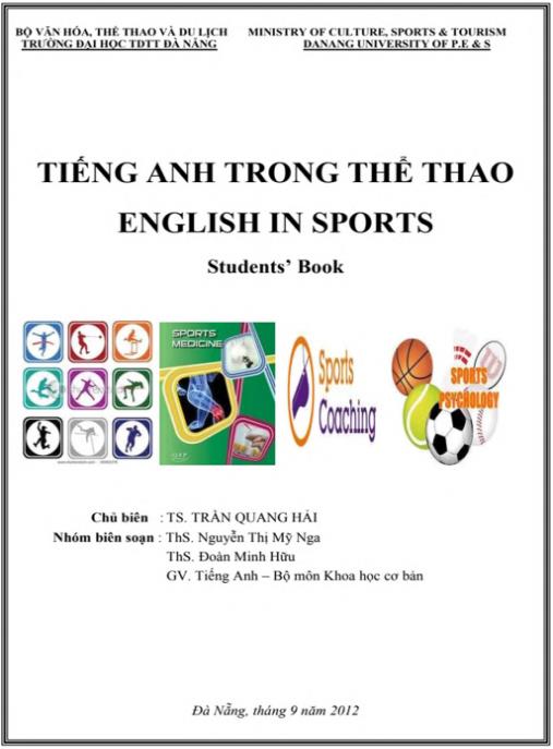 Giáo trình English in Sport – Tài liệu tiếng Anh chuyên ngành Thể thao đỉnh cao