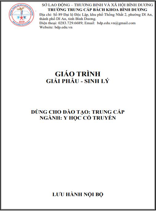 Giáo trình Giải phẫu – Sinh lý: Nền tảng vững chắc hệ xương cơ cho Y học cổ truyền