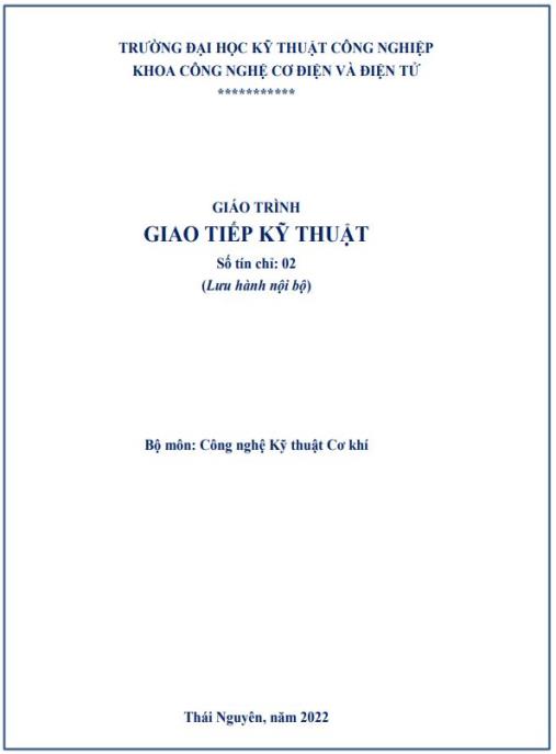 Giáo trình Giao tiếp kỹ thuật – Bí quyết tỏa sáng sự nghiệp kỹ thuật