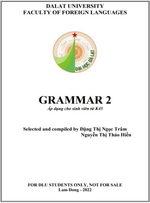 Giáo trình Grammar 2 – Làm Chủ Mệnh Đề Tiếng Anh