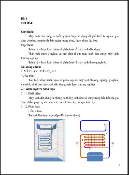 Giáo trình Hệ thống máy lạnh dân dụng – Bí quyết thực hành chuyên sâu