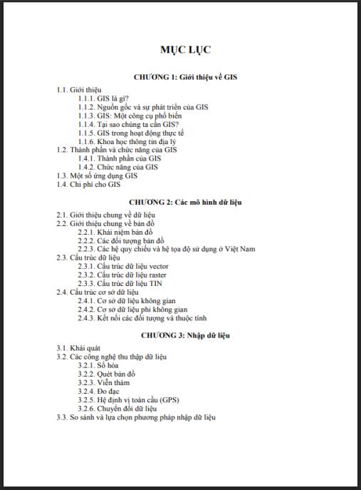 Giáo trình Hệ thống thông tin địa lí (GIS) Phần 1 – Nền tảng GIS chuyên sâu