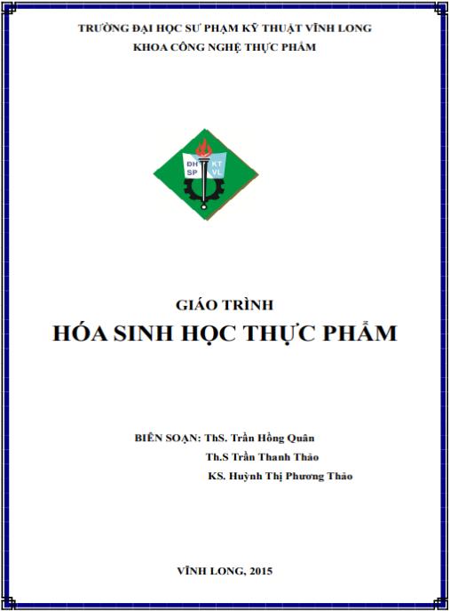 Giáo trình Hóa sinh học thực phẩm – Kiến thức nền tảng chuyên sâu