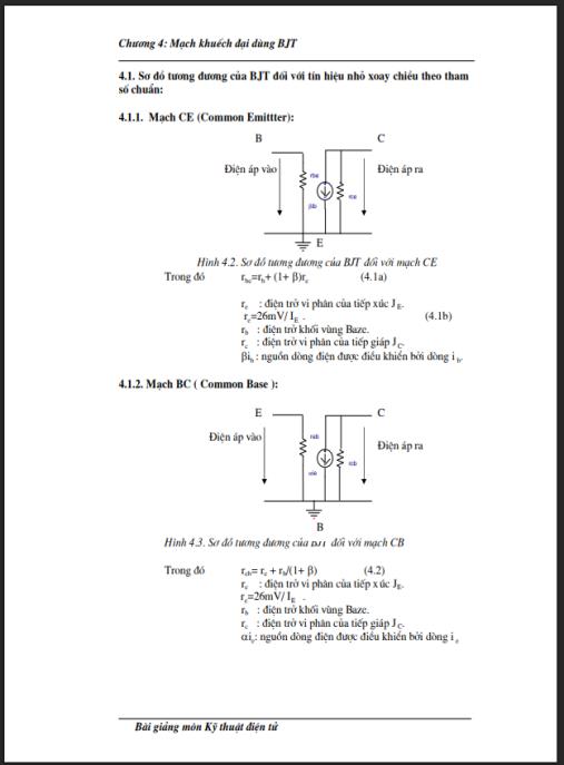 Giáo trình Kỹ Thuật Điện Tử – Nền tảng chinh phục công nghệ bán dẫn