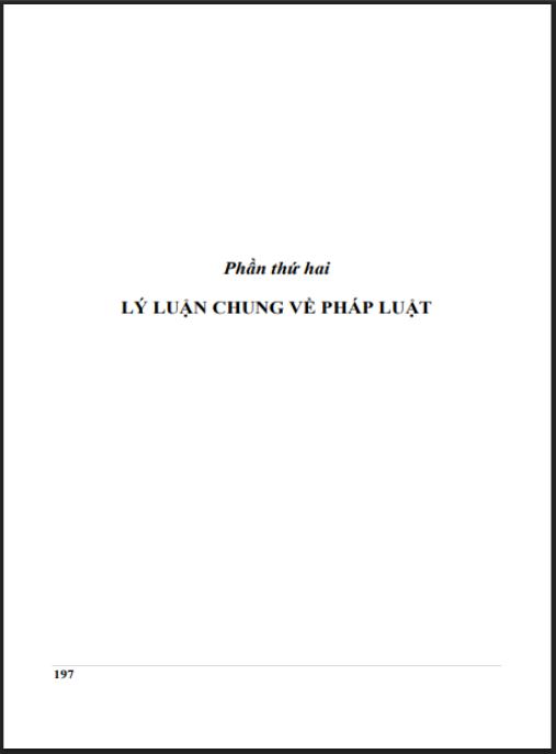Giáo trình Lý luận chung về Nhà nước và Pháp luật: Phần 2 – Nền tảng kiến thức pháp lý sâu sắc