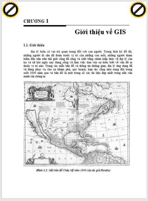 Giáo trình Lý thuyết GIS – Nền tảng vững chắc cho chuyên gia GIS