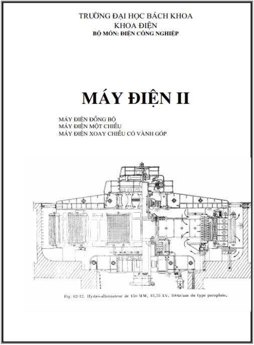 Giáo trình Máy điện 2 – Tài liệu chuẩn ĐH Bách Khoa Hà Nội