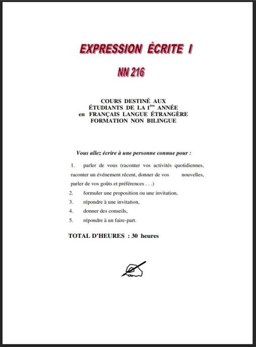 Giáo trình Tiếng Pháp môn Viết – Bí quyết viết chuẩn bản xứ!