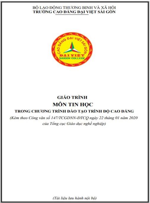 Giáo trình Tin học Trình độ Cao đẳng – Nền tảng kỹ năng số vững chắc