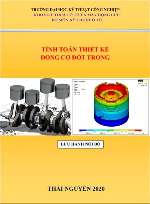 Giáo trình Tính toán thiết kế động cơ đốt trong – Hướng dẫn chuyên sâu cho kỹ sư