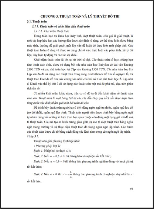 Giáo trình Toán rời rạc ứng dụng trong Tin học và công nghệ Tiểu học: Phần 2 – Tài liệu thiết yếu cho giáo viên