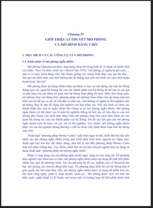 Giáo trình Vật trù học Phần 2 – Bí quyết mô hình hóa và ứng dụng thực tiễn
