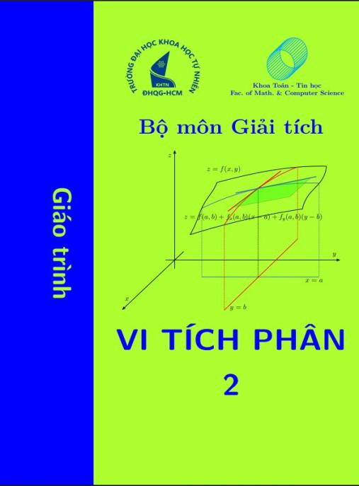 Giáo trình Vi tích phân 2 – Bí quyết chinh phục vi tích phân nâng cao