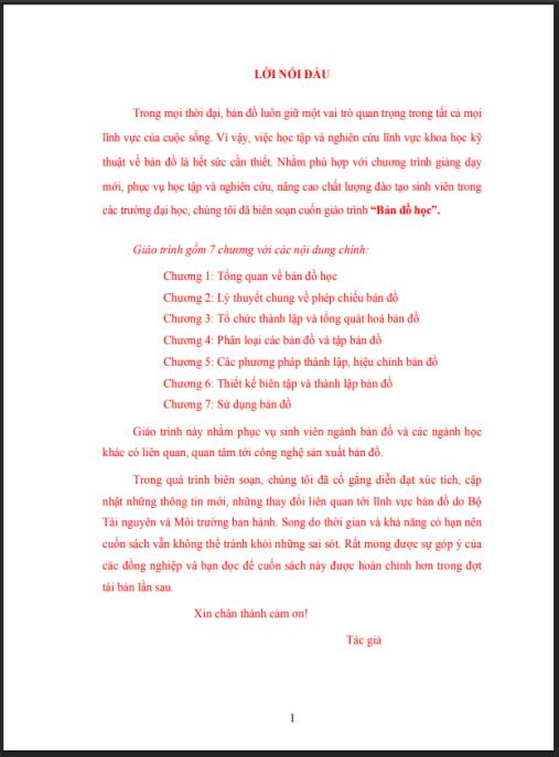 Giáo trình bản đồ học – Cẩm nang toàn diện cho sinh viên & nghiên cứu