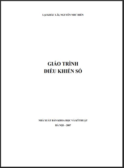 Giáo trình điều khiển số – Hướng dẫn toàn diện cho kỹ sư tự động hóa