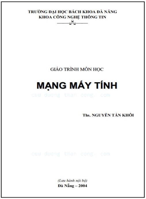Giáo trình môn học Mạng máy tính – Hướng dẫn toàn diện từ cơ bản đến nâng cao