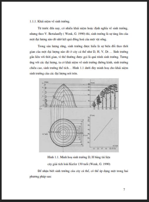 Giáo trình Sản Lượng Rừng – Bí Quyết Dự Báo Tăng Trưởng Và Kinh Doanh Lâm Nghiệp