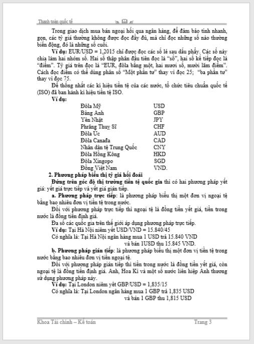 Giáo trình thanh toán quốc tế tỷ giá hối đoái – Hướng dẫn toàn diện cho doanh nghiệp